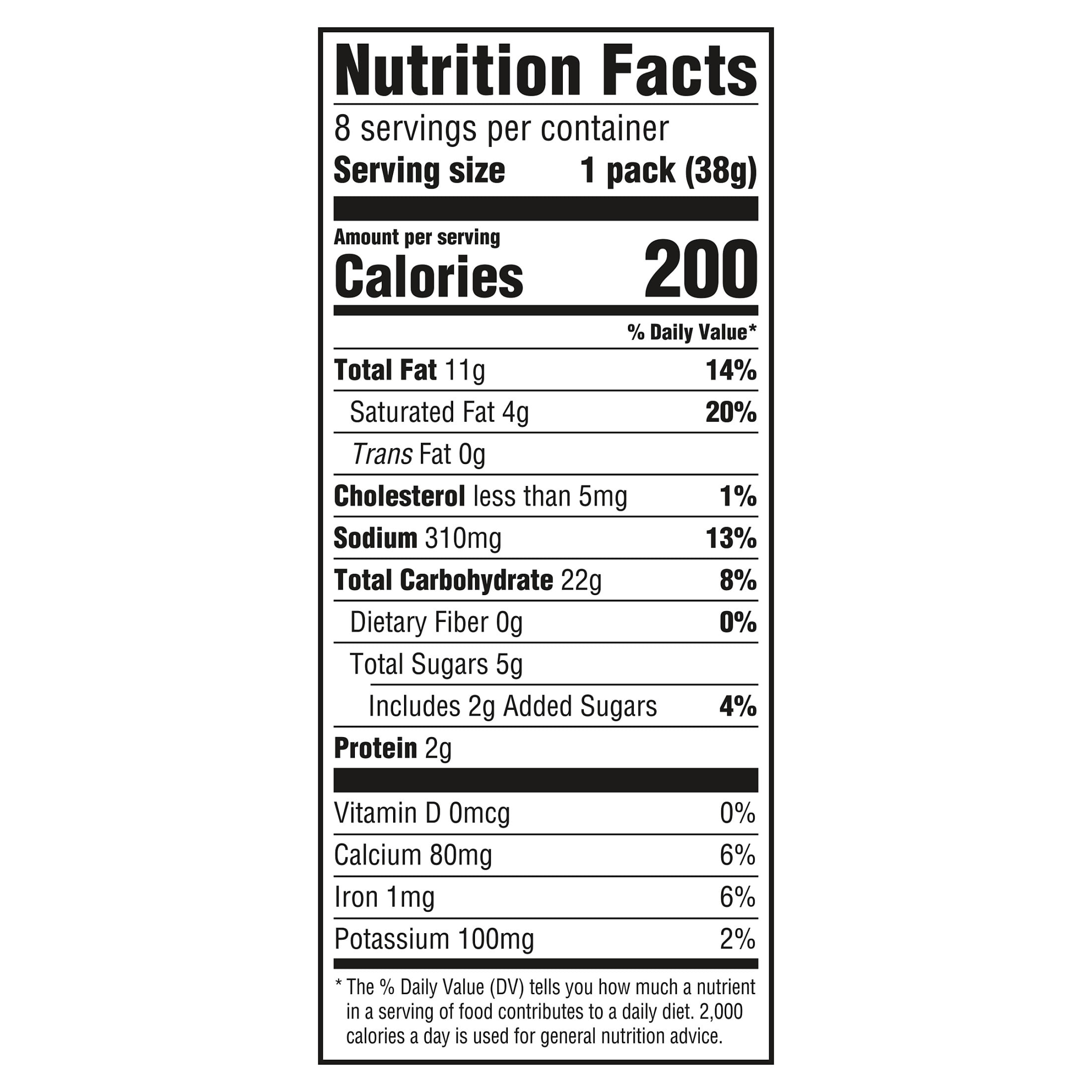 RITZ Cheese Sandwich Crackers, Lunch Snacks,(6 Crackers Per Pack), 8 Snack Packs,  With Olive Green Bowl By ValueNest