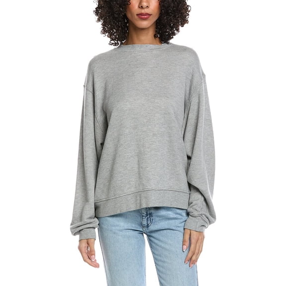 Spiritual Gangster womens Insignia Barot Sweatshirt, m, Grey