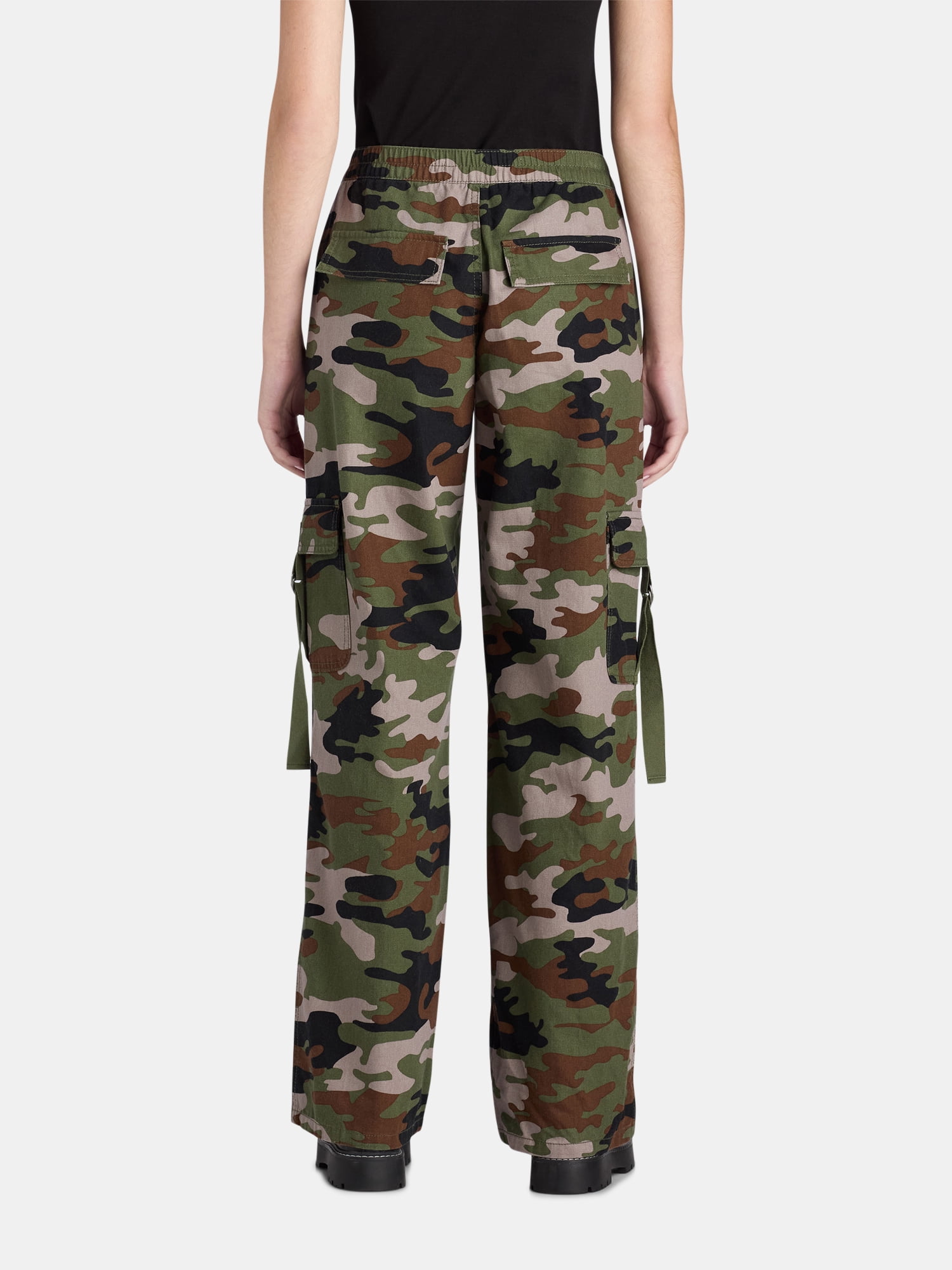 Tinseltown Juniors Twill Cargo Pants, 32" Inseam, Sizes XS-XXXL