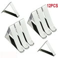 thumbnail image 3 of Raindrops Stainless Steel Tablecloth Clips Silver for Picnic Camping Home Use 12Pcs, 3 of 8