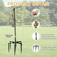 thumbnail image 4 of JDNRXO Adjustable Outdoor Dog Toy for Solo Play - 38.58"-44.49" Height with 6 Heavy-Duty Ground Stakes (11.81" Depth) & 1 Rope Toy for Backyard, Lawn, Park, 4 of 7