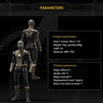 thumbnail image 3 of ZD Toys 1/10 Scale No Way Home Spider-man Black and Gold Suit Collector Action Figure, 3 of 4