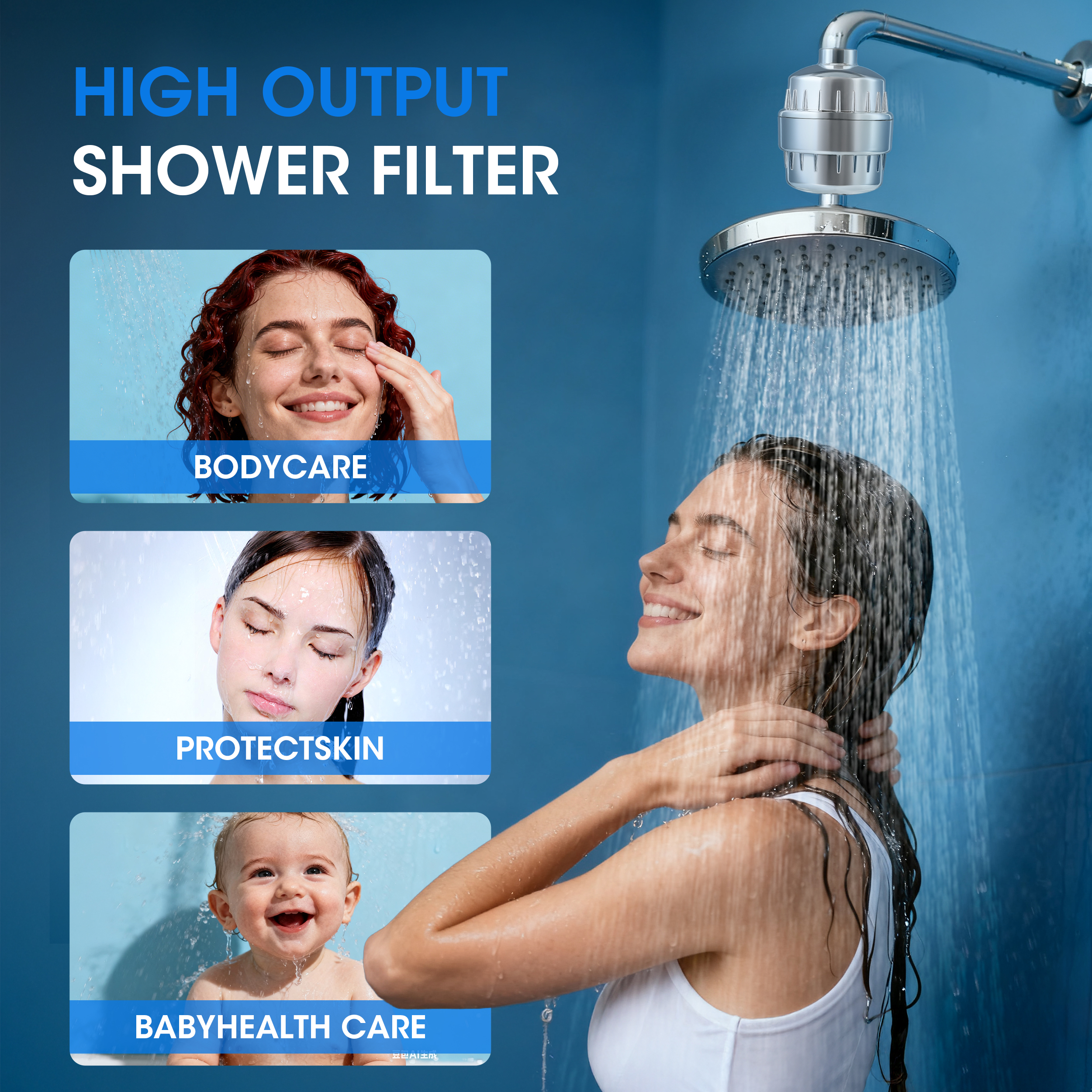 YTAKY 25-Stage Shower Filter with Replaceable Cartridge photo 6