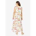 thumbnail image 3 of Woman Within Plus Size Sleeveless Crinkle Dress, 3 of 6
