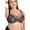 Black, variant on MissCurvaty Plus Size Bra with Underwire String Woman's Half Cup Lace Bra Unlined Non Padded Bras