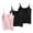 #0253-Pink, variant on Women's Padded Camisole Bra Top 3 Pack, Wireless Built in Shelf Bra, Soft Stretch Breathable Fabric, Smooth Layering Tank for Yoga Daily Gift