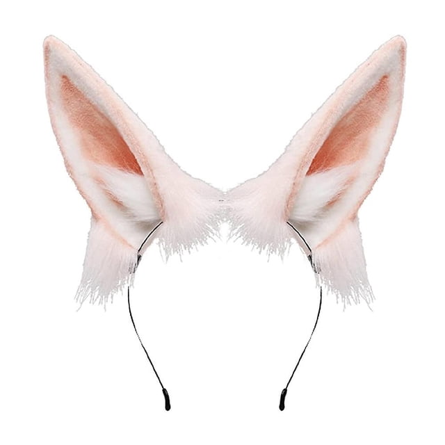 Diadema con Orejas de conejo y zorro, diadema para el pelo, disfraz de Halloween, sombrerería de fiesta, accesorios para el cabello