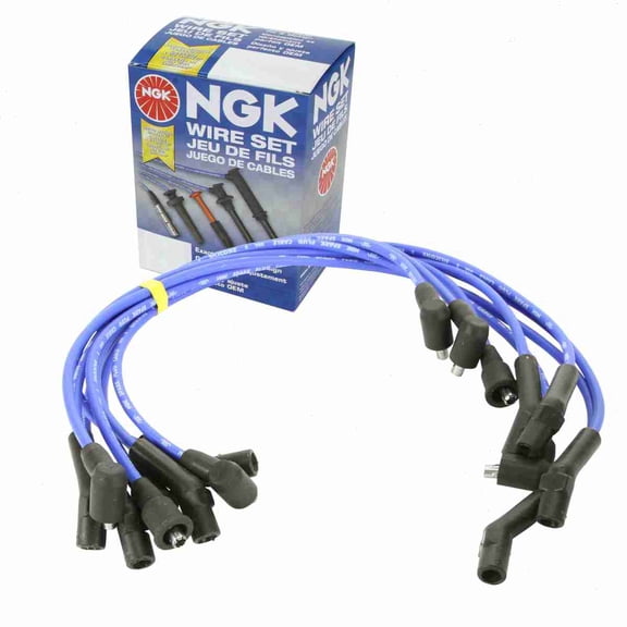 NGK Spark Plug Wire Set compatible with Land Rover Discovery 4.0L V8 1996-1999