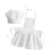 thumbnail image 3 of Delantal para bebé, 2 piezas, gorro para recién nacido, delantal, disfraz para bebé infantil Chica Zulema Traje de cocina, 3 of 5