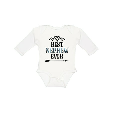 

Inktastic Best Nephew Ever from Aunt Gift Baby Boy Long Sleeve Bodysuit