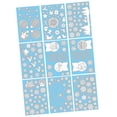 thumbnail image 1 of 9 piezas de pegatinas de ventana de decoración navideña, pegatinas de pared, copos de nieve navideños, bolas de Navidad, decoración de pared duradera BLESIY pegatinas en las ventanas, 1 of 8