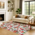 thumbnail image 7 of Addison Rugs Mayfield Premium Machine Washable Transitional Holiday Nutcracker Silver Rectangle Rug, 9' x 12', 7 of 7