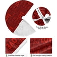 thumbnail image 2 of FMSHPON Valentine Love Font Xmas Christmas Tree Skirt Stand Mat for Holiday Party Decoration Indoor Outdoor 36 inches, 2 of 6