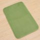 thumbnail image 5 of 2 piezas de alfombras de baño antideslizantes Alfombra Rebote Esponja Coral Fleece Super absorbente Alfombra felpudo (Verde claro) - 40x60cm, 5 of 6