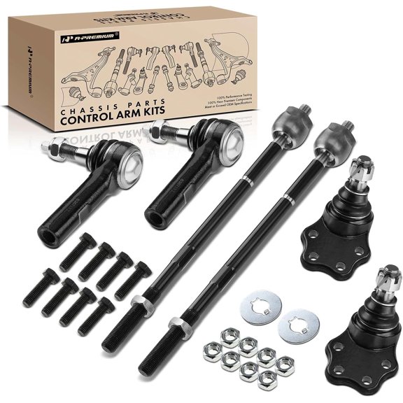 A-Premium 6Pcs Front Suspension Kit, Lower Ball Joint, Inner Outer Tie Rod End, Compatible with Dodge Durango 2000-2003 Dakota 2000-2004 RWD