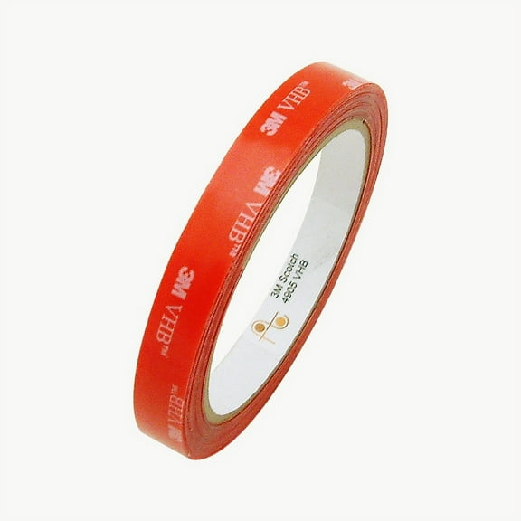 3M VHB Tape [20 mil / transparent] (4905): 1/2 in. x 15 ft. (Clear)