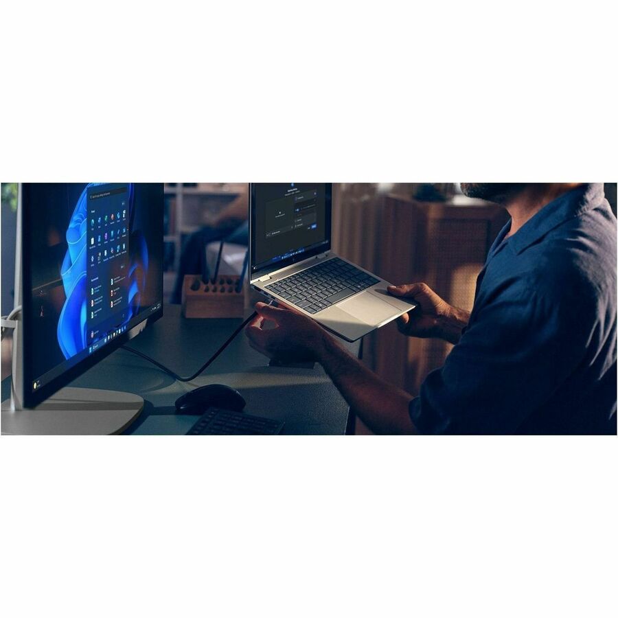 HP EliteStudio 8 AiO G1i All-in-One Computer - Intel Core Ultra 7 265 - vPro Technology - 16 GB - 512 GB SSD - 23.8" Full HD Touchscreen - Desktop - Pike Silver - Intel Q870 Chip - 1920 x 1080 - Wi...