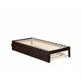 Colorado Twin Extra Long Bed with Twin Extra Long Trundle in Espresso