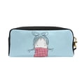 thumbnail image 2 of YFYANG Leather Portable Travel Small Makeup Bag, Multifunctional Storage Bag, Winter Lovely Girl Pattern Cosmetic Bag, 2 of 4