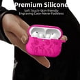 thumbnail image 4 of Comvin Compatible with AirPods Pro 3 Case Cover with Cleaner Kit, Cute Flower Engraved Silicone Protective Case for Apple Airpods Pro 3rd Generation (2025), 4 of 9