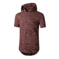 thumbnail image 4 of Mens Shirts Summer Men's Casual Ethnic Style Printed Short-sleeved T-shirt Bottom Shirt Top/shirt Blouses, 4 of 5