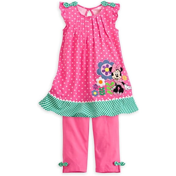 Disney Minnie Mouse Dress and Legging Set Size 3