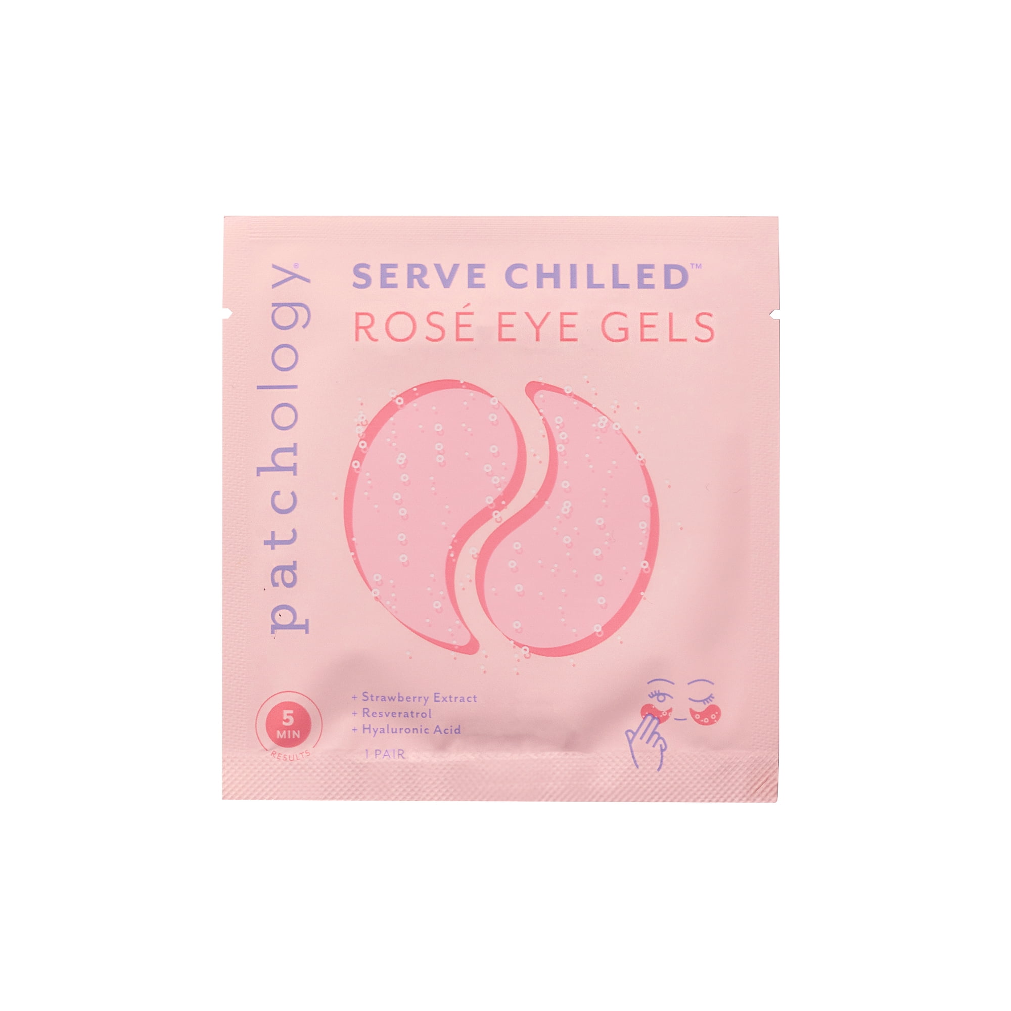 Patchology Serve Chilled Rosé Eye Gels- Single