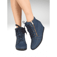 thumbnail image 3 of Peggy-56 Chaussures de Sport Compensées Montantes pour Femmes à Bout Rond à Lacets, 3 of 3