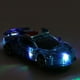 thumbnail image 2 of (Dos piezas) Coche deportivo eléctrico universal con música que brilla intensamente, juguete de regalo (coche deportivo con música e iluminación, negro), 2 of 4