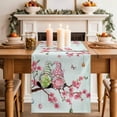 thumbnail image 2 of Table Runner 48 Inches Long for Kitchen Dining, Easter Dresser Scarf Farmhouse, Dining Table Decorations for Wedding/Parties, Spring Gnomes Blossoms Flowers Colorful Eggs 13 x 48 In, 2 of 8