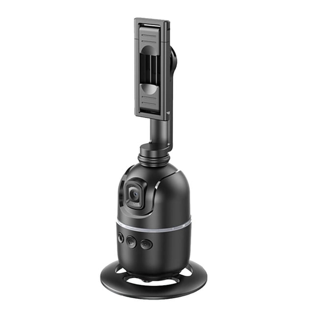 NUEVO P03 Pro Estabilizador de cardán con rotación de 360 grados y seguimiento facial con IA, cardán de escritorio PTZ para teléfono inteligente en vivo