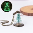 thumbnail image 5 of Jiyike Christmas Jewelry Mini Glass Dome Bottle Pendant Necklace Glow in Dark Christmas Tree Necklace for Party, 5 of 10