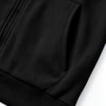 thumbnail image 7 of Qiyinn Men's Zip Up Hoodie Lightweight Baseball Raglan Hooded Sweatshirt, 7 of 7