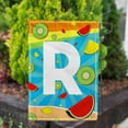 thumbnail image 4 of America Forever Summer Watermelon Monogram Garden Flag Letter R 12.5 x 18 inches Fruit Kiwi Pineapple Double Sided Vertical Outdoor Yard Lawn Decorative Fun Refreshing Summertime Garden Flag, 4 of 5