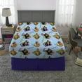 thumbnail image 6 of WWE Wrestling Kids Blue Microfiber Bed-in-a-Bag Bedding Bundle Set, Comforter and Sheets, 6 of 10