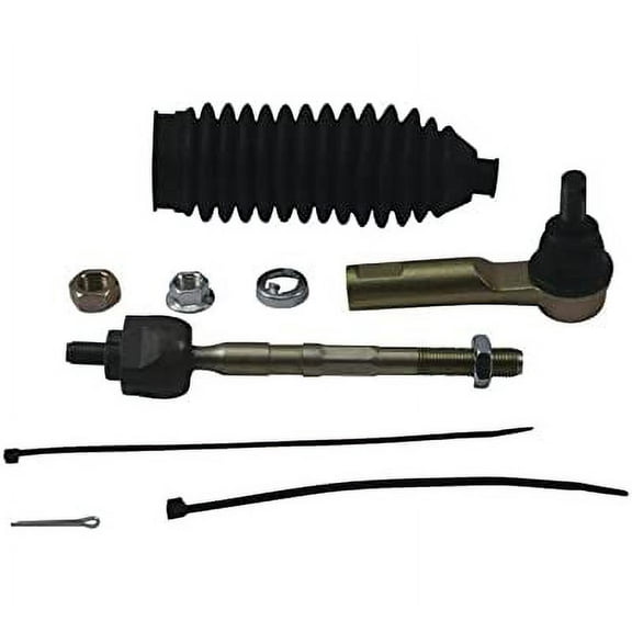 QuadBoss 15-21 Honda SXS500 Pioneer 500 Steering Rack Tie Rod Assembly Kit - Left Inner & Outer