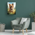 thumbnail image 3 of Canvas Wall Art - Momart 'Happy Puppy 4' Wall Art for Living Room, Bedroom, or Office Décor by Trademark Fine Art - 12 x 19 Inches, 3 of 4