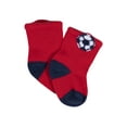thumbnail image 3 of Gerber Baby Boy Jersey Crew Wiggle-Proof Socks, 8-Pack (0-3 Months - 6/9 Months), 3 of 10