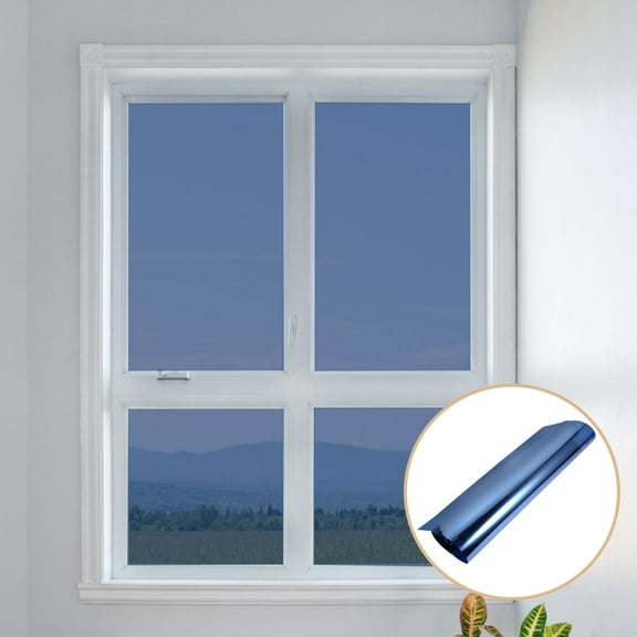 LEORX Mirror Window Film Privacy Single Way Privacy Window Stickers 1Pcs