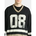 thumbnail image 4 of No Boundaries Hockey Jersey Style Shirt with Long Sleeves, Men's and Big Men's, 4 of 5