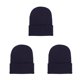 thumbnail image 4 of Gorro de Punto Minnieouse Unisex Ajustable Otoño Azul Oscuro Type1 NO1, 4 of 6