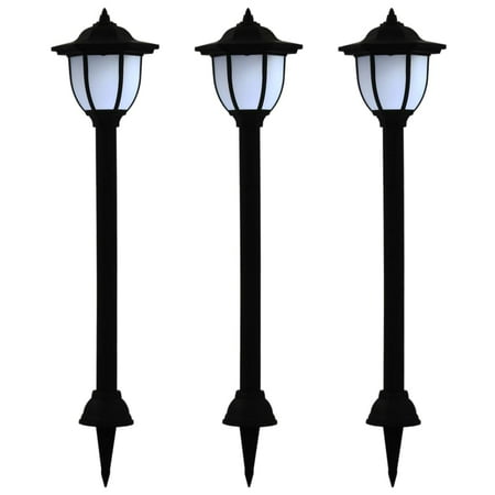

ESTINK Outdoor Solar Lamps 3 pcs LED Black