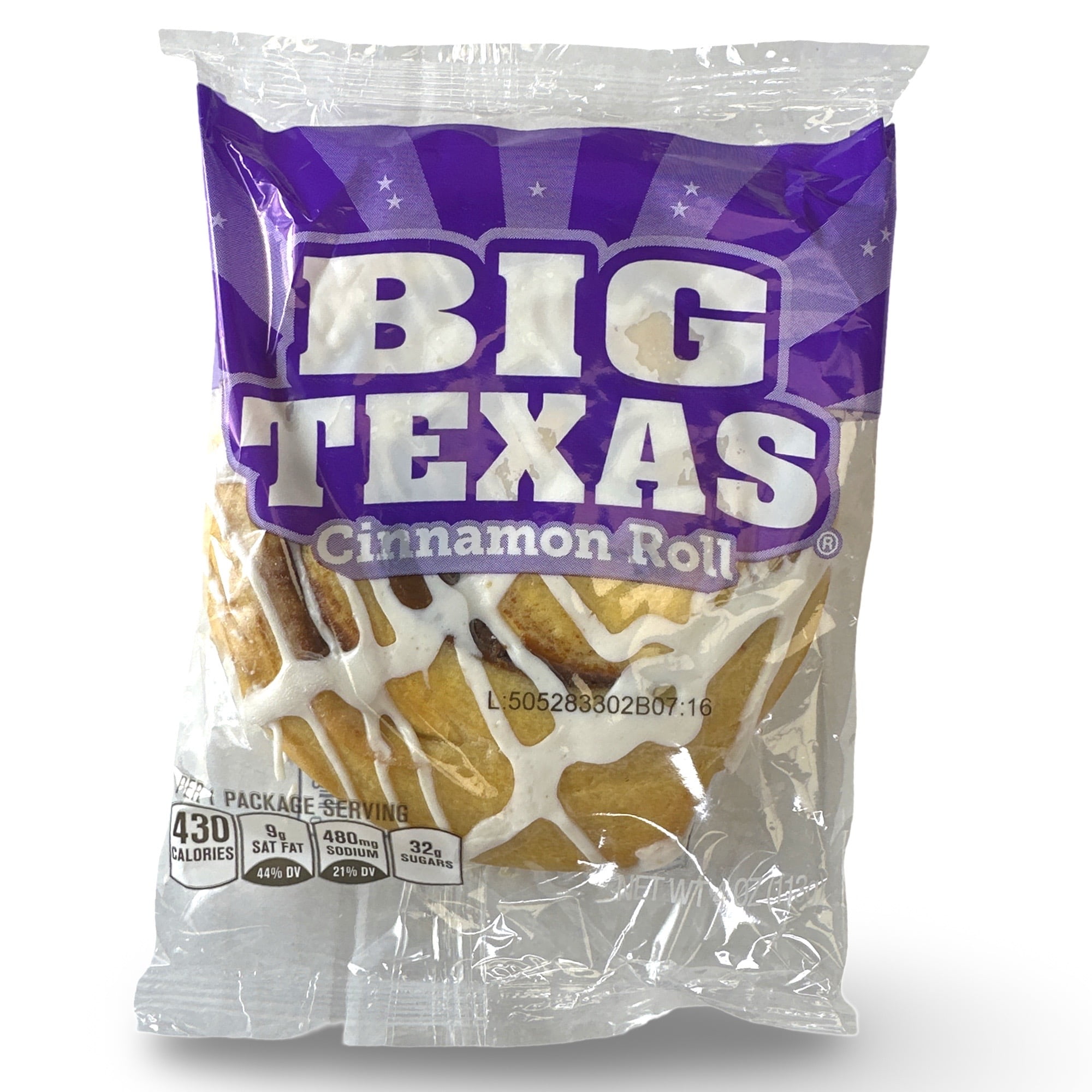 (2 pack) Cloverhill Big Texas Cinnamon Rolls, Individually Packaged, Pack of 6
