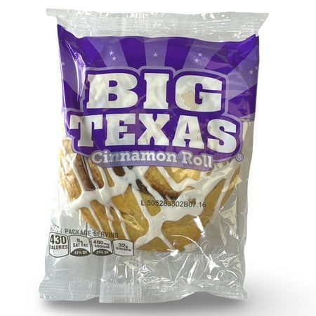 Cloverhill Big Texas Cinnamon Rolls Individually Packaged Pack of 6