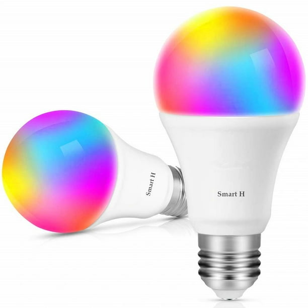 Ampoule multicolore à intensité variable SmartH Smart Home 