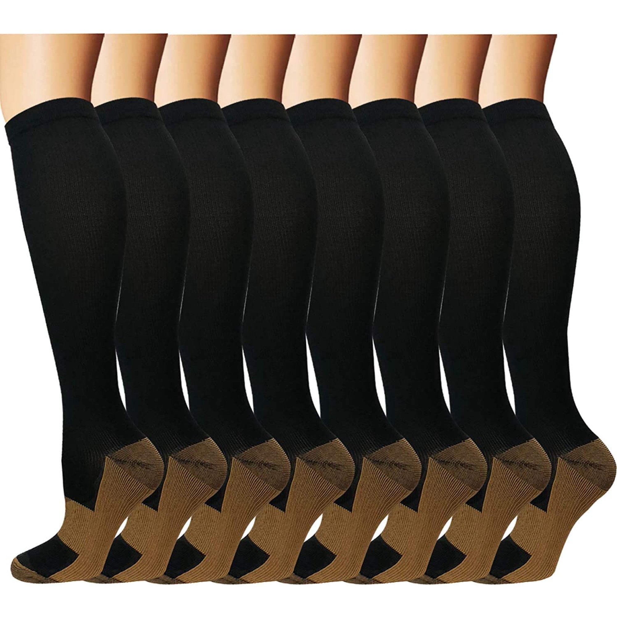 Chaussettes De Compression Universelles Homme/Femme - Pour Voyage, Sport, Maternité, Douleurs - Modèle Flight Socks - Neuf