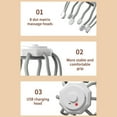 thumbnail image 4 of Beauty Care,Multifunctional Electric Head Massager Multi-Dimensional Intelligent Meridians Dredge Headache Decompression Relaxed Meridians Massage Claw Beauty Secrets, 4 of 7