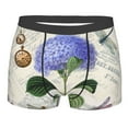 thumbnail image 5 of Uemuo Vintage Flower Pattern Men's Boxer Briefs,Trunk Anti-Chafing,Comfortable, Durable, and Stylish Underwear-, 5 of 9