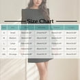 thumbnail image 3 of Ovzne Robes pour Femmes 2025 Robe Femme Couleur Unie Col Rond Maille Perspective Pois Manches Longues Robe Grande Taille Manches Longues Liquidation, 3 of 7