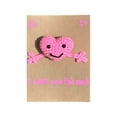 thumbnail image 2 of Creative Crochet Greeting Card 2025 New Handmade Cute Knitting Crochet Greeting Cards Knitted Card For Mother's Day And Birthdays, 2 of 3